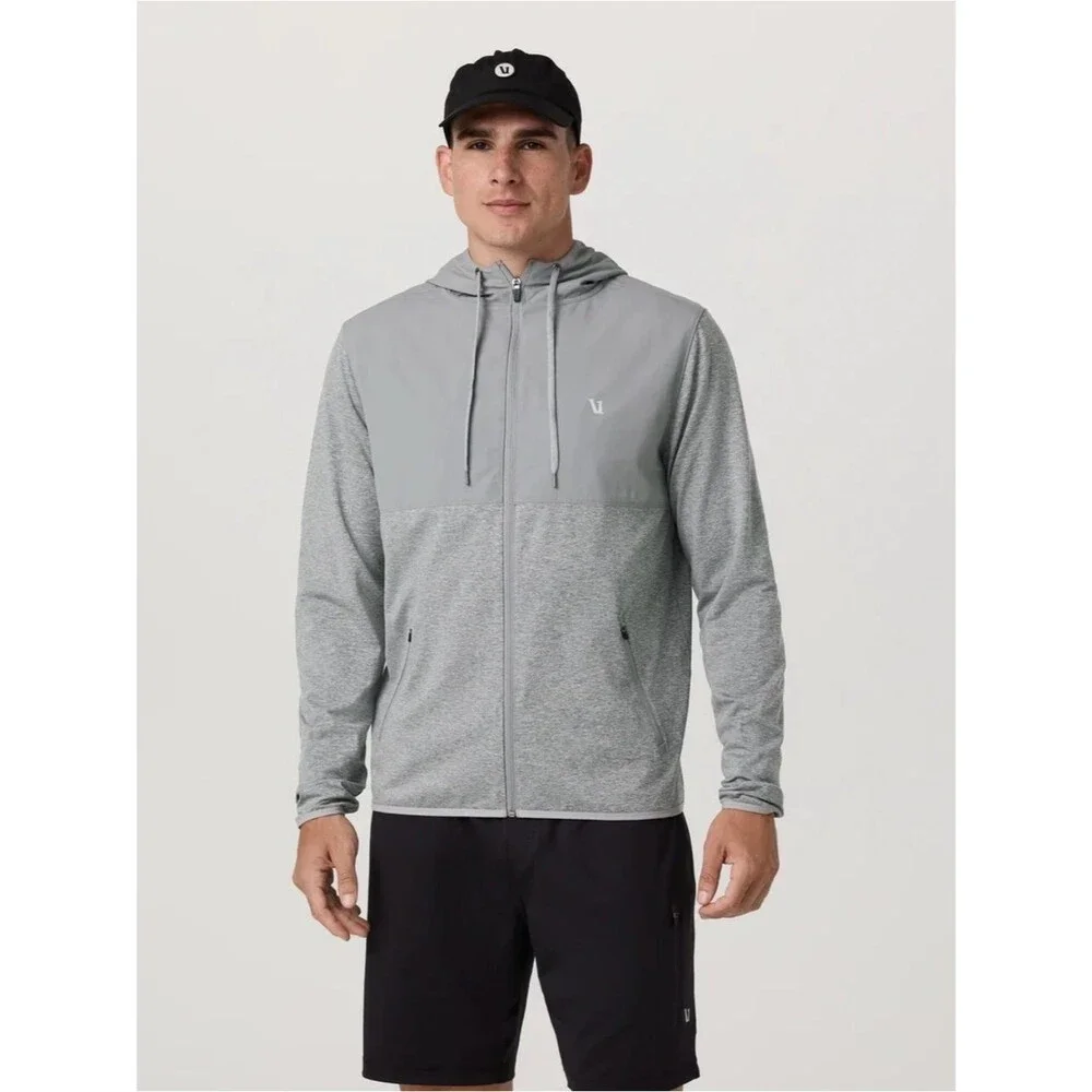 Vuori Sunday Element Jacket Light Gray  Size L